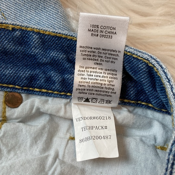 PacSun Eco Two-Tone '90s Boyfriend Jeans, Size 24 - Picture 16 of 16